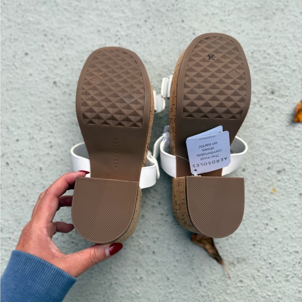 NWT Aerosoles Chance Women's Platform Heeled Sandals Size 7.5 - Picture 4 of 10